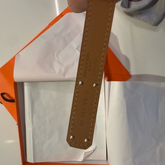 Hermes Brown Leather Kelly Belt - 85CM - Picture 4 of 7